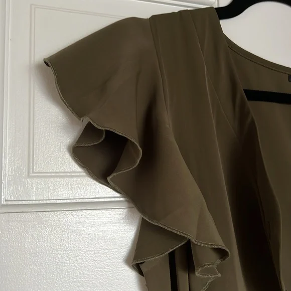 Army Green Dress - Picture 4 of 4